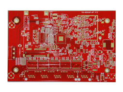 雙IC紅油通訊pcb